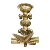 A brass Sabbath lamp, Nuremberg, mid-18th century