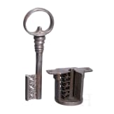 A German Renaissance cylinder with key, circa 1600