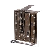 A French iron chest lock in Gothic style, 2nd half of the 19th century