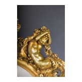 An opulent wall mirror after a design by Fran&ccedil;ois Linke, 2nd half of the 20th century