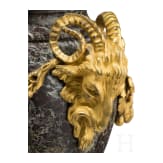 A French ormolu-mounted Louis XVI marble vase with ram's heads, 19th century