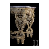 A magnificent German Louis XVI-style salon table after a design by Fran&ccedil;ois Linke, 2nd half of the 20th century