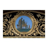 An impressive French Louis XVI-style office desk, 2nd half of the 20th century