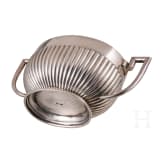 A silver three partite coffee set, Moscow, Ivan Tarabrov, 1896 - 1908