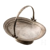 A Russian silver footed bowl, Moscow, Itska Lozinsky, 1884