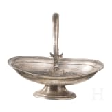 A Russian silver footed bowl, Moscow, Itska Lozinsky, 1884
