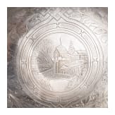 A Russian silver footed bowl, Moscow, Itska Lozinsky, 1884