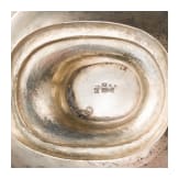 A Russian silver footed bowl, Moscow, Itska Lozinsky, 1884
