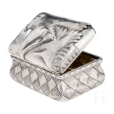 A large Russian silver trompe l'oeil sugar bowl, 20th century