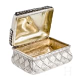 A large Russian silver trompe l'oeil sugar bowl, 20th century