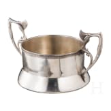 A large Russian silver art nouveau sugar bowl, Moscow, 13th Artel, 1908 - 1926