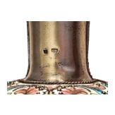 A large Russian silver-gilt and cloisonn&eacute;-enamel kovsh, Moscow, Feodor R&uuml;ckert, 1896-1908