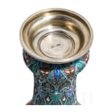 A Russian silver-gilt and cloisonn&eacute;-enamel beaker, 20th century