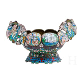 A silver-gilt and cloisonn&eacute; enamel bowl, 20th century