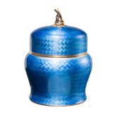 A Russian silver and guilloch&eacute; enamel box, stamped Faberg&eacute;, 20th century