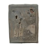 A small Russian icon showing the Bogolubskaya Mother of God, Moscow, Pavel and Fjodor Markov, circa 1895