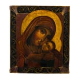 A Russian icon showing the Korsunskaya Mother of God, late 19th century
