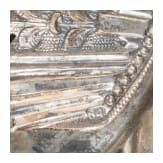 A Russian icon showing the Mother of God (probably of Yaroslavl) with silver oklad, 19th century