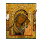 A Russian icon showing the Kazanskaya Mother of God, 19th century
