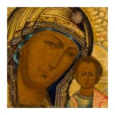A Russian icon showing the Kazanskaya Mother of God, 19th century