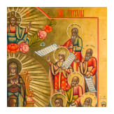 A rare Russian icon "Praises to the Mother of God" (the Akathistos), Vetka, late 19th century