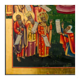 A rare Russian icon "Praises to the Mother of God" (the Akathistos), Vetka, late 19th century