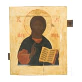 A Russian icon showing Christ Pantokrator, early 19th century