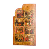 A wing of a Russian royal door triptych, circa 1700