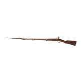 A rifle rebuilt to flintlock similar to gendarmerie musket model 1853 T, Li&egrave;ge/Ch&acirc;tellerault