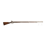 A reconverted flintlock infantry rifle model 1853 T, Li&egrave;ge