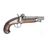 A percussion pistol M 1842 for Gendarmerie, Mutzig