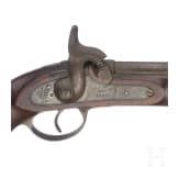 An Italian and an English percussion pistol, 1973 and 1857