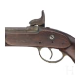 An Italian and an English percussion pistol, 1973 and 1857