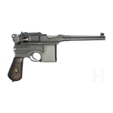 An Astra Azul MM 31, with shoulder stock
