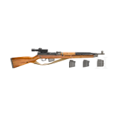 A Mod. VZ 52/57, code "she", semi-auto rifle, with scope