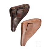 Two holsters for French service revolvers