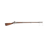 A Suhl flintlock infantry musket, circa 1740