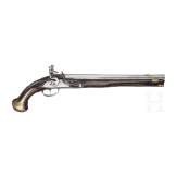 A long German flintlock pistol for cavalry officers, mid-18th century