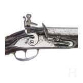 A long German flintlock pistol for cavalry officers, mid-18th century