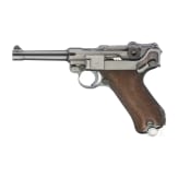 A Luger pistol by Mauser, code "1939 - 42"