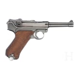 A Luger pistol by Mauser, code "1939 - 42"