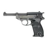 A Mauser P 38, code "svw 45", with holster