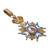 Serbischer St. Sava-Orden - brillantierter Bruststern zum Gro&szlig;offizier und Halskreuz