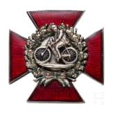 Abzeichen eines Fahrradvereins, Russland, datiert 1914