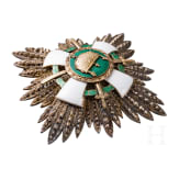Orden der Heiligen Ungarischen Krone - Halsdekoration und Bruststern zum Kommandeur mit Schwertern und Kriegsdekoration, datiert 1942