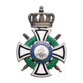 Hausorden von Hohenzollern - Ritterkreuz mit Schwertern und zwei Dokumente