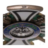 Hausorden von Hohenzollern - Ritterkreuz mit Schwertern und zwei Dokumente