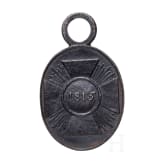 Preu&szlig;ische Kriegsdenkm&uuml;nze f&uuml;r Nichtk&auml;mpfer, 1815