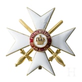 Orden der W&uuml;rttembergischen Krone - Kreuz der Ehrenritter mit Schwertern