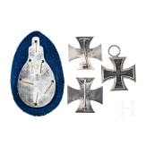 Zwei Eiserne Kreuze 1914 1. Klasse
